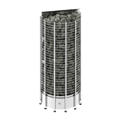 SAWO Электрическая печь TOWER вертикальная, пристенная, 10,5 кВт, TH9-105NS-WL-P , выносной пульт (пульт и блок мощности докупаются отдельно)