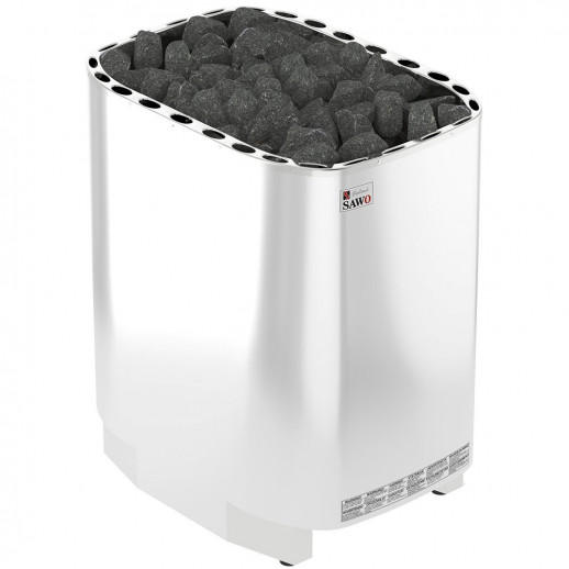 Электрическая печь SAWO SUPER SAVONIA V12 SAV-210NS-V12-Z (21 кВт,внутри оцинковка, снаружи нержавейка), выносной пульт (пульт и блок мощности докупаются отдельно)