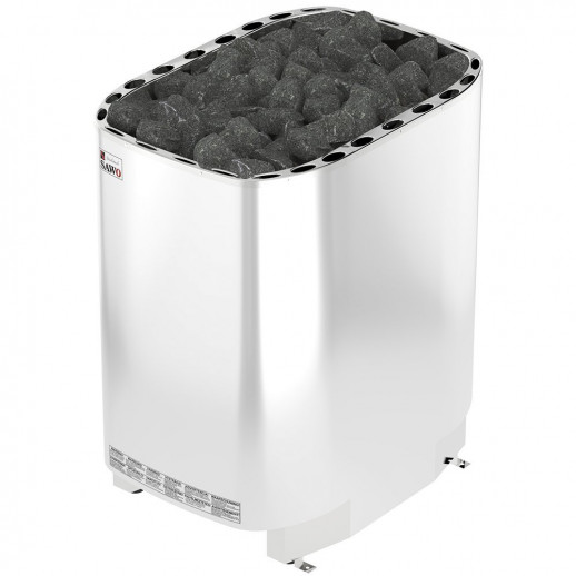 Электрическая печь SAWO SUPER SAVONIA V12 SAV-210NS-V12-Z (21 кВт,внутри оцинковка, снаружи нержавейка), выносной пульт (пульт и блок мощности докупаются отдельно)
