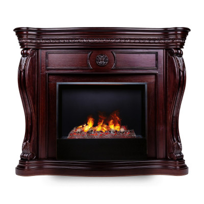 Электрокамин RealFlame Barcelona 33 AO античный дуб с очагом 3D Cassette 630
