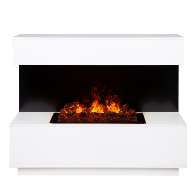 Электрокамин RealFlame Modern CST630 WT белый с очагом 3D Cassette 630
