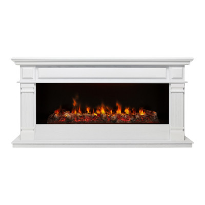 Электрокамин RealFlame Islandia CST1000 WT с очагом 3D Cassette 1000