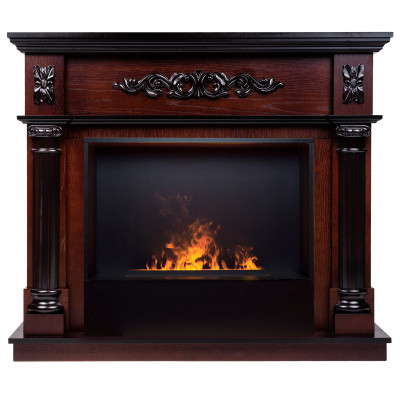 Электрокамин RealFlame Silvia 26 AO с очагом 3D Cassette 630 Black Panel